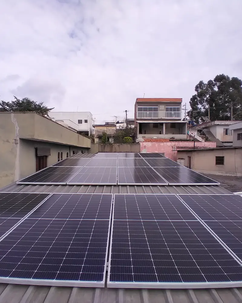 Usina fotovoltaica de 8,25 kWp – Cajamar / São Paulo - Economia anual de R$ 8.700